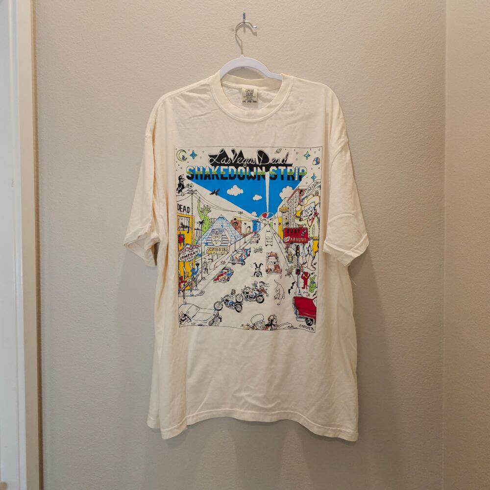 NWOT Comfort Colors Holy Moly Shakedown Strip T-Shirt Size 2X